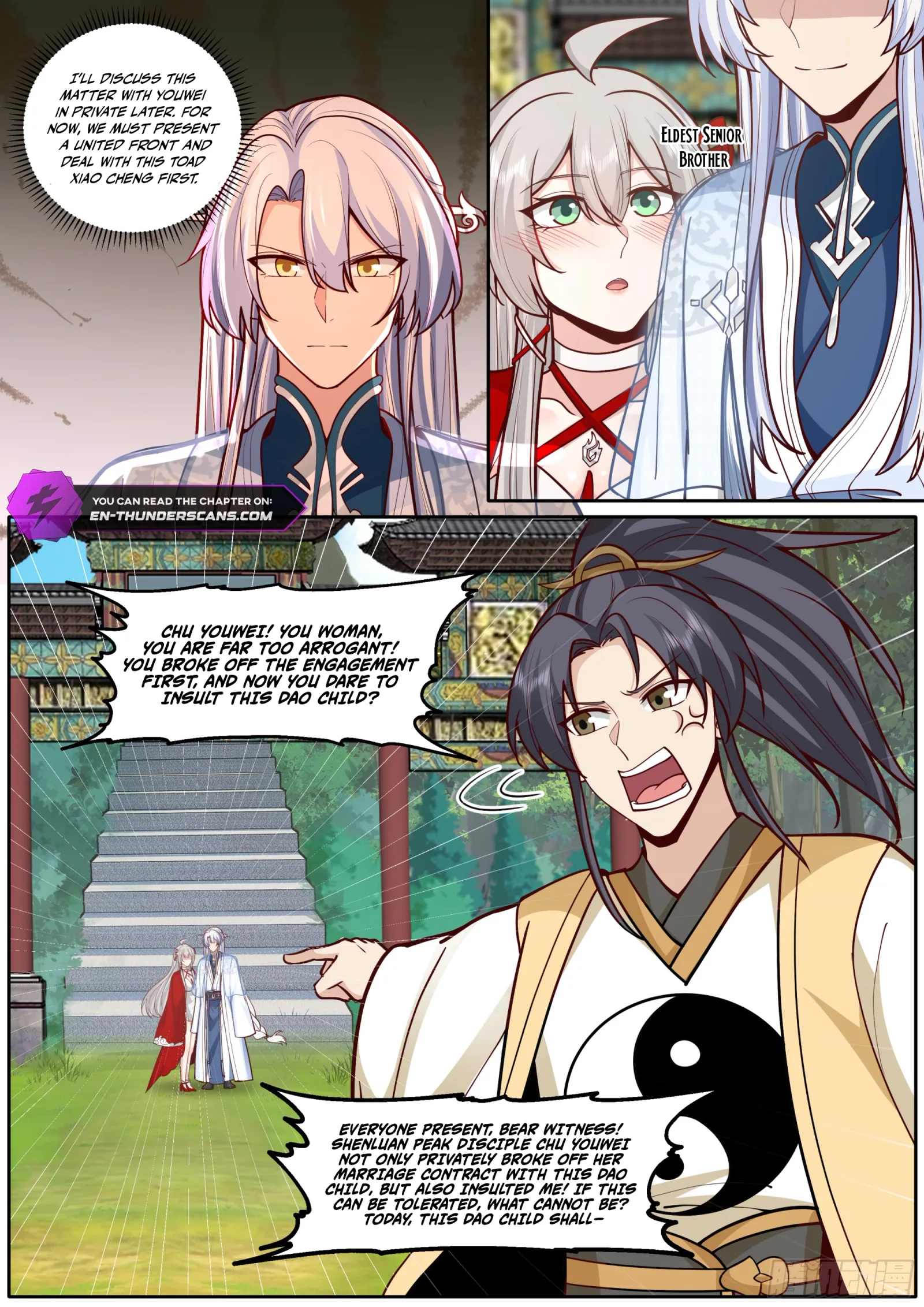 The Great Villain Senior Brother and All of His Yandere Junior Sisters Chapter 183 page 7