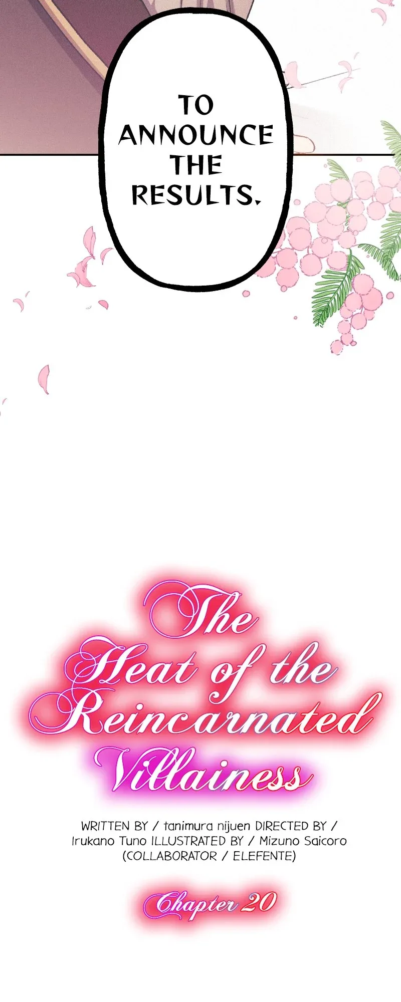 The Heat of the Reincarnated Villainess Chapter 20 page 3