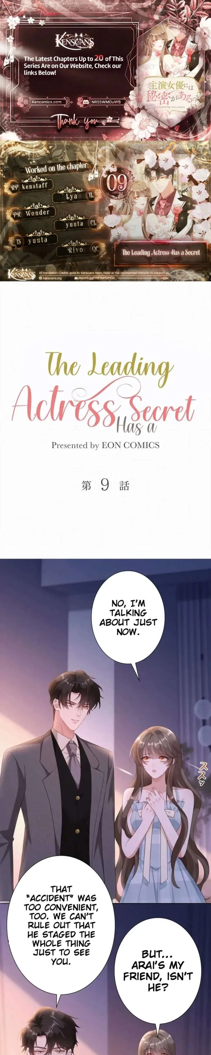 The Leading Actress Has a Secret Chapter 9 page 1