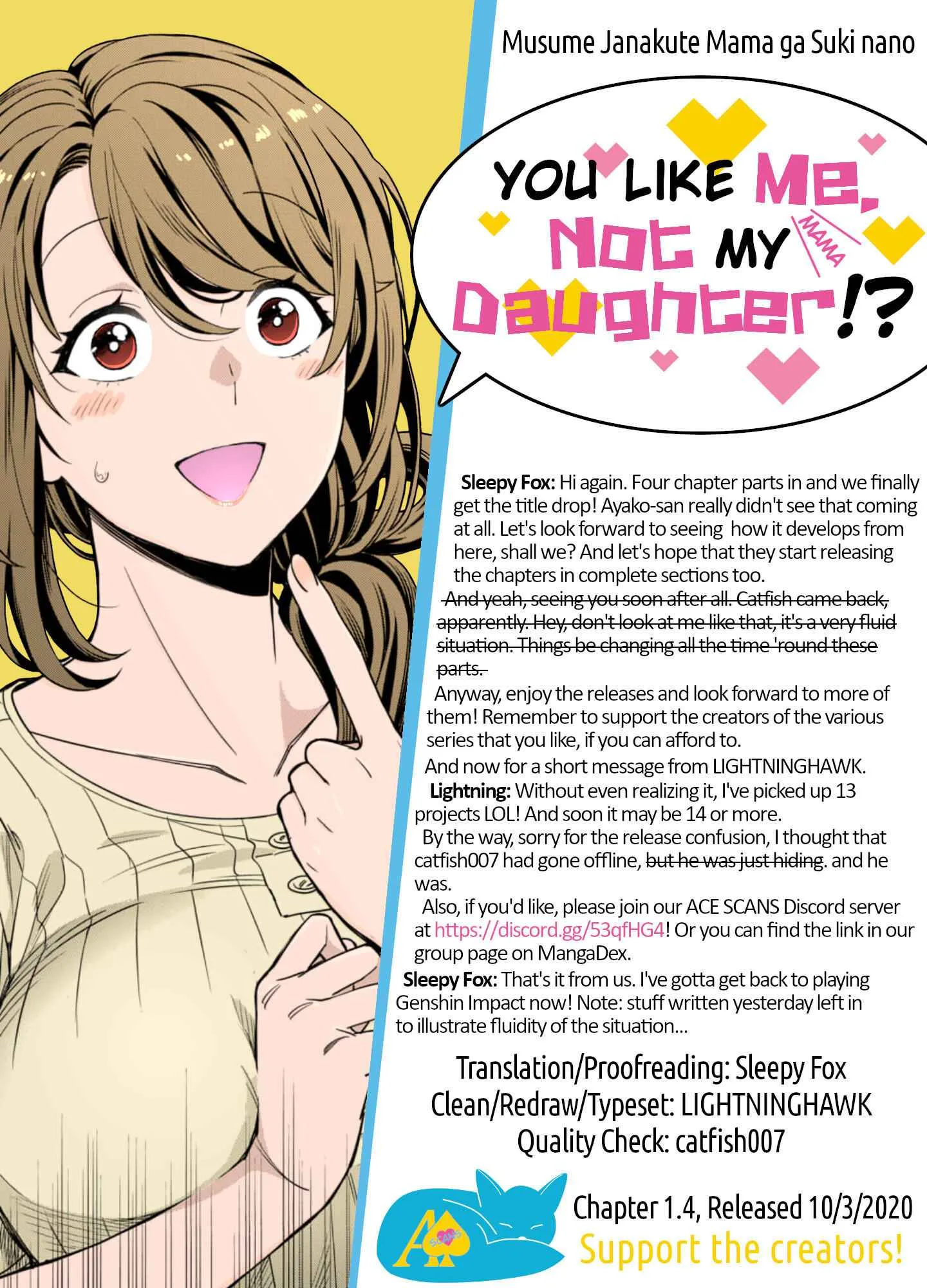 You Like Me (Mama), Not My Daughter!? Chapter 1.4 page 9