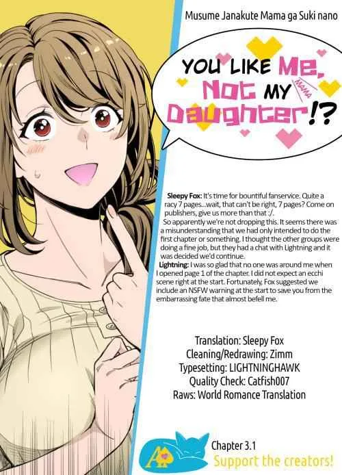 You Like Me (Mama), Not My Daughter!? Chapter 3.1 page 9