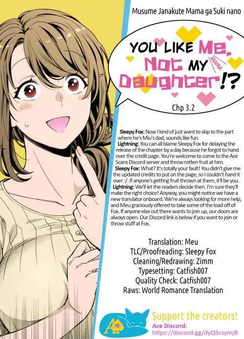 You Like Me (Mama), Not My Daughter!? Chapter 3.2 page 9