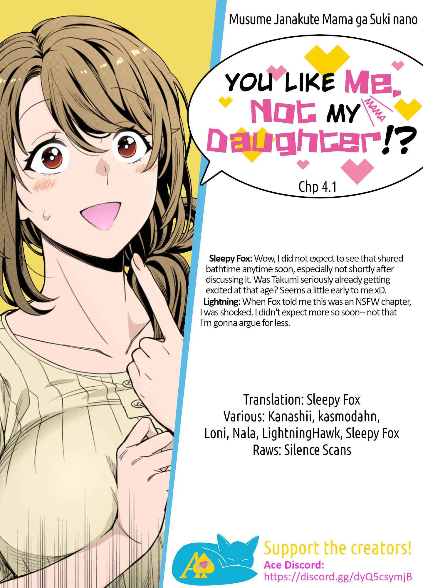 You Like Me (Mama), Not My Daughter!? Chapter 4.1 page 9