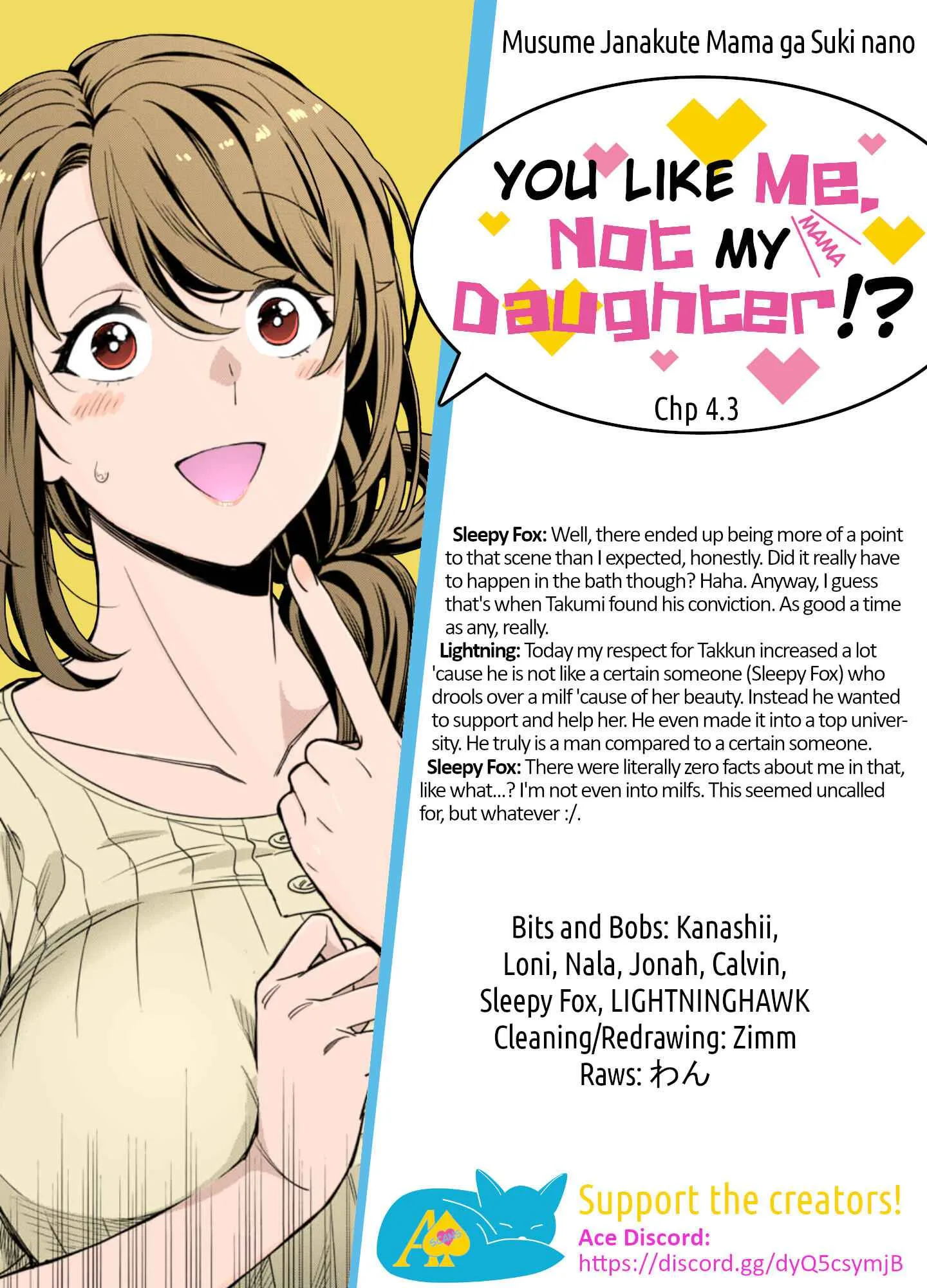 You Like Me (Mama), Not My Daughter!? Chapter 4.3 page 8