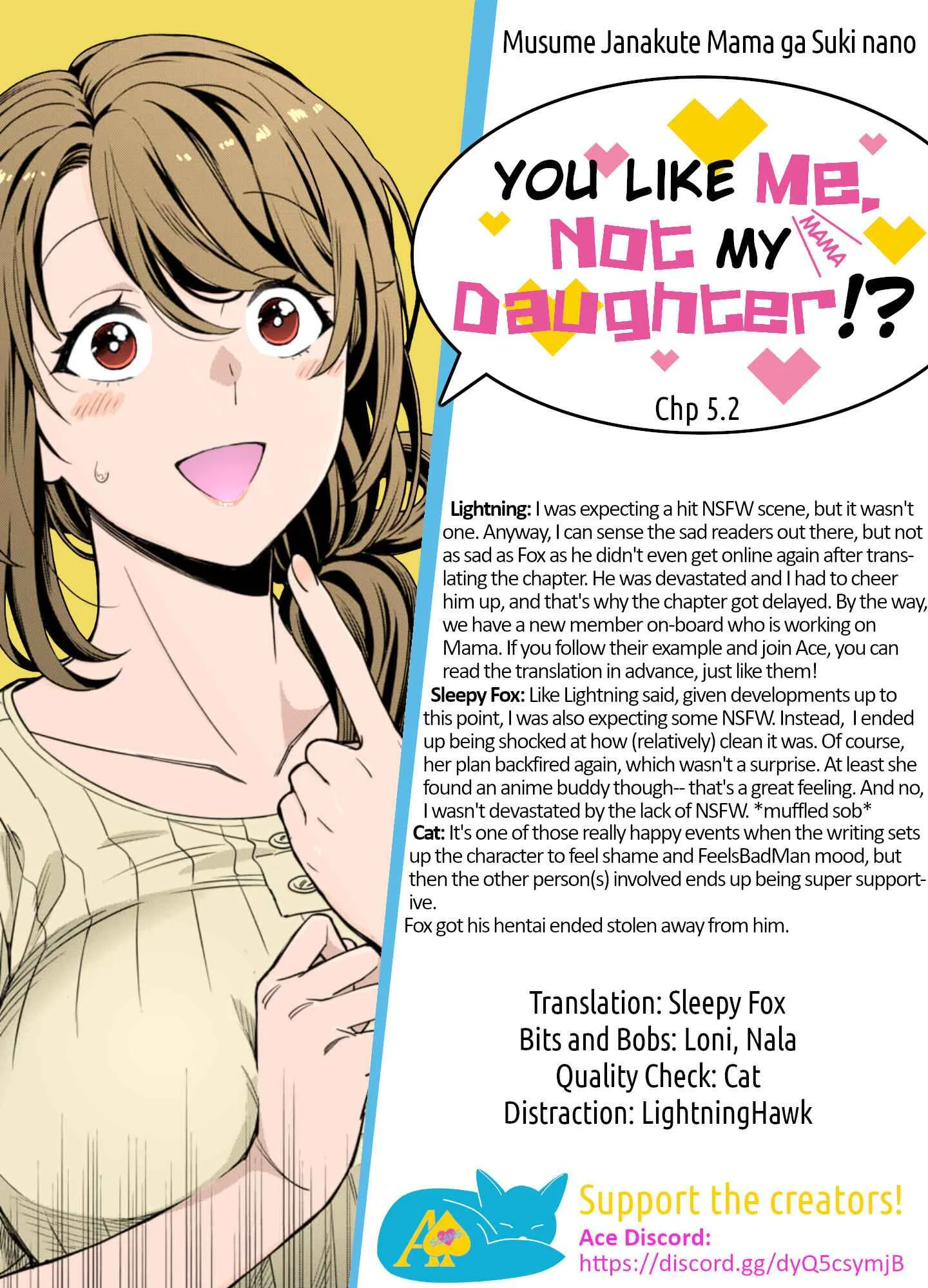 You Like Me (Mama), Not My Daughter!? Chapter 5.2 page 7