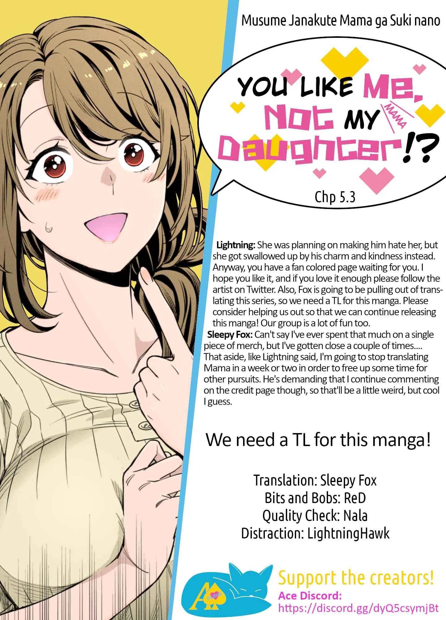 You Like Me (Mama), Not My Daughter!? Chapter 5.3 page 9