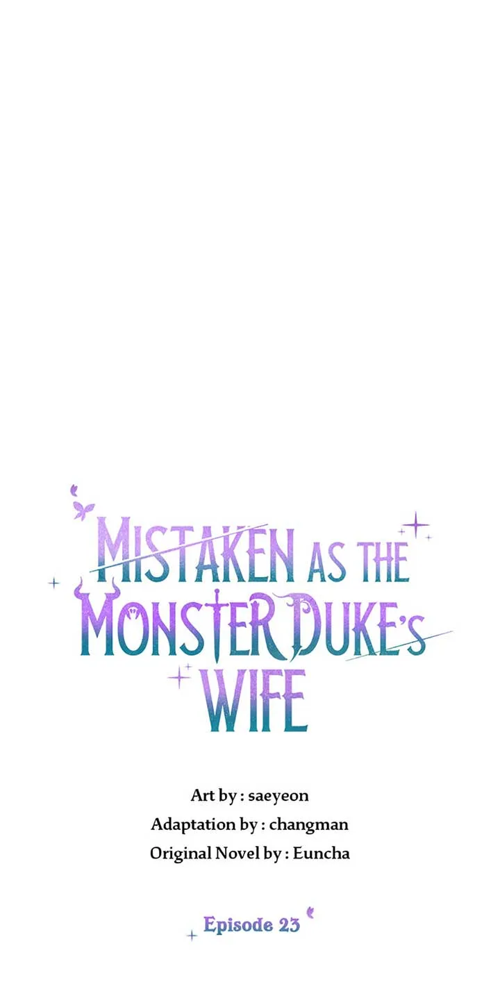 The Monster Duke Mistook Me for His Wife Chapter 23 page 56
