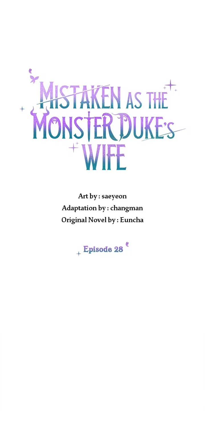 The Monster Duke Mistook Me for His Wife Chapter 28 page 28
