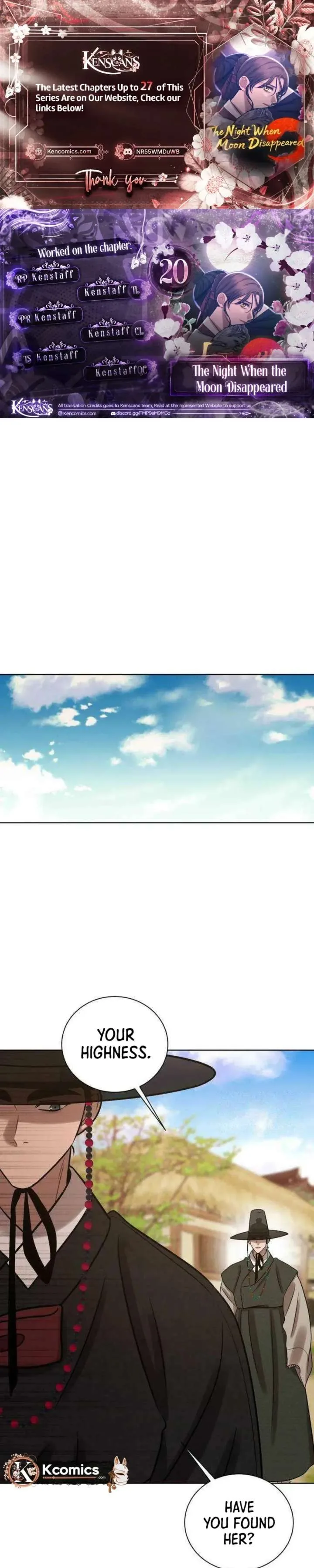 The Night When the Moon Disappeared Chapter 20 page 1