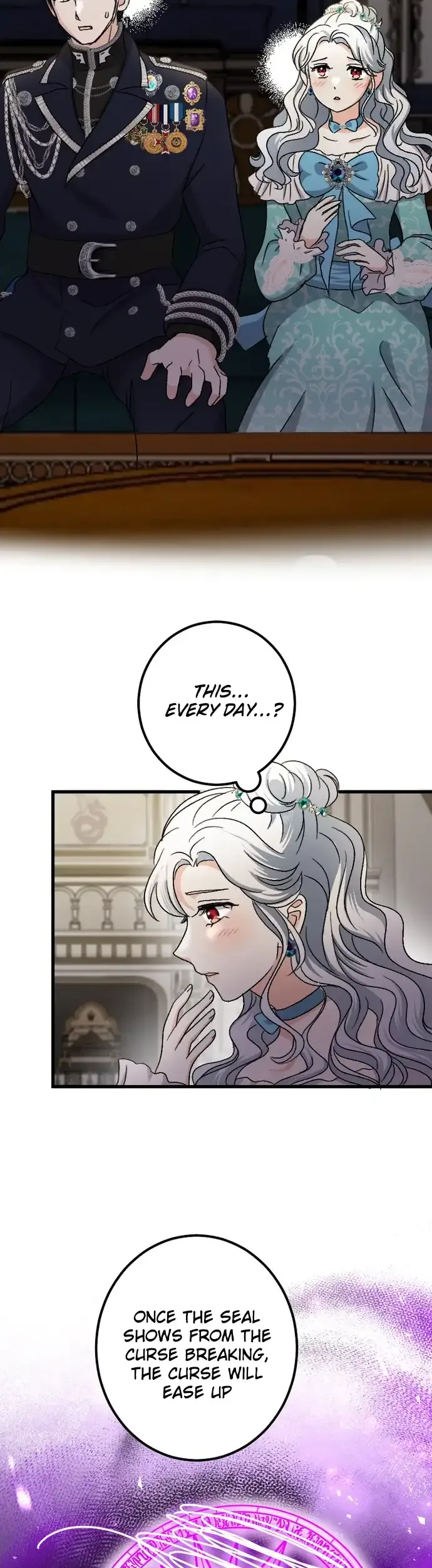 The Princess Of A Fallen Kingdom Kisses Him Morning And Night To Break The Curse Chapter 9 page 28
