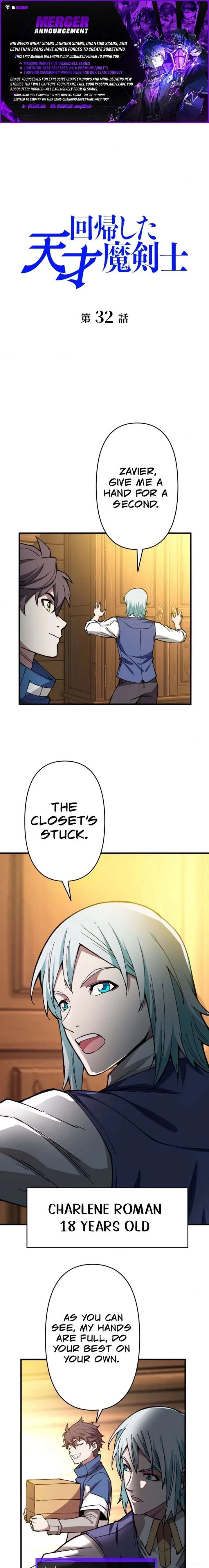 The Regressed Genius Magic Swordsman Chapter 32 page 1