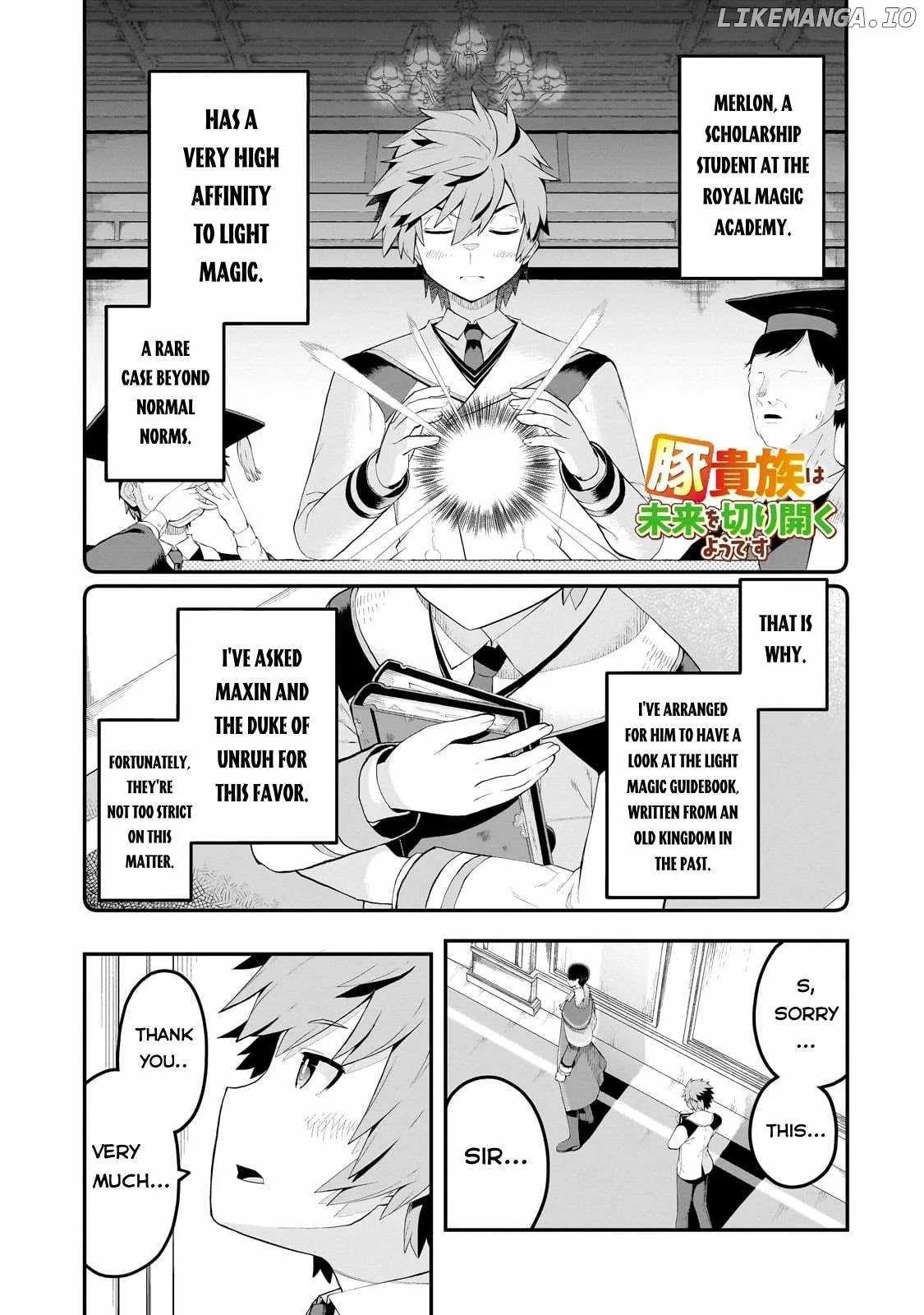 Buta Kizoku wa Mirai wo Kiri Hiraku you desu Chapter 11 page 2