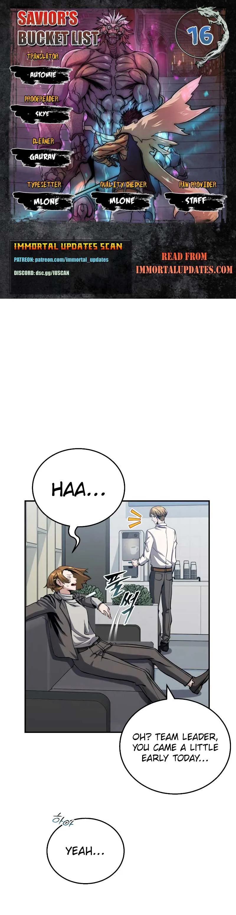The Savior’s Bucket List Chapter 16 page 2