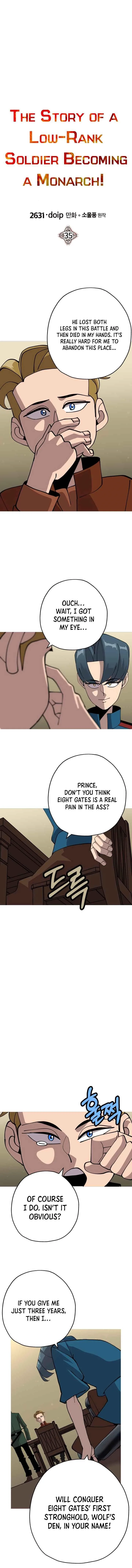 The Story of a Low-Rank Soldier Becoming a Monarch Chapter 35 page 3