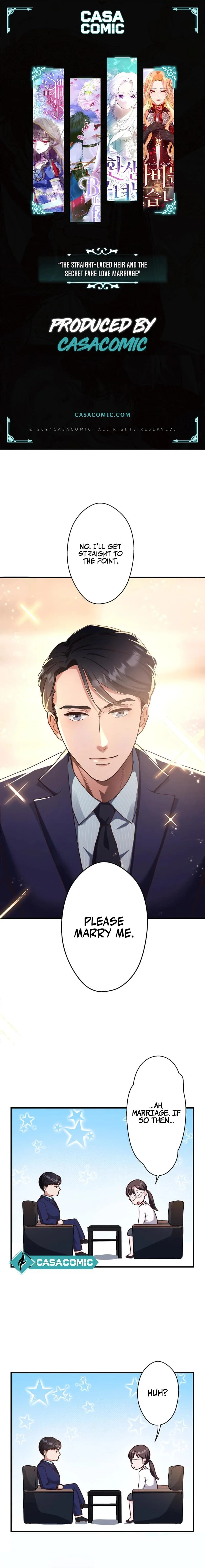 The Straight Laced Heir and the Secret Fake Love Marriage Chapter 4 page 2
