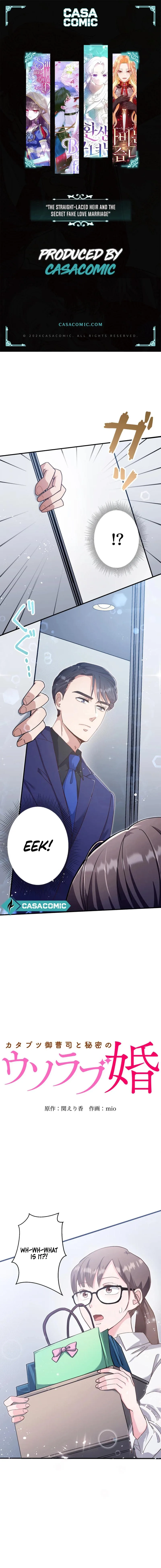 The Straight Laced Heir and the Secret Fake Love Marriage Chapter 3 page 2
