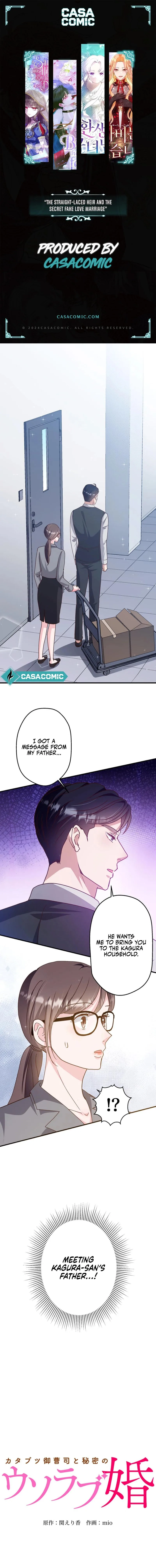 The Straight Laced Heir and the Secret Fake Love Marriage Chapter 10 page 2
