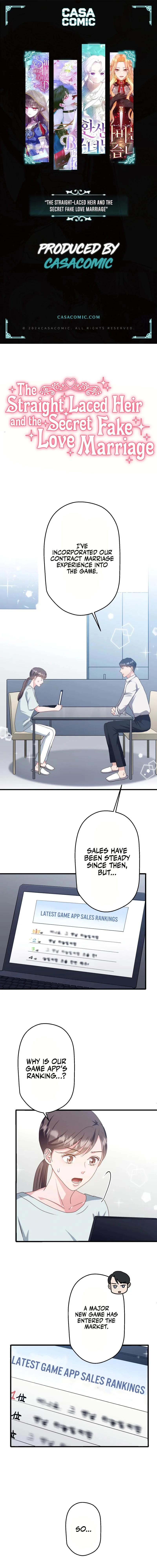 The Straight Laced Heir and the Secret Fake Love Marriage Chapter 25 page 2