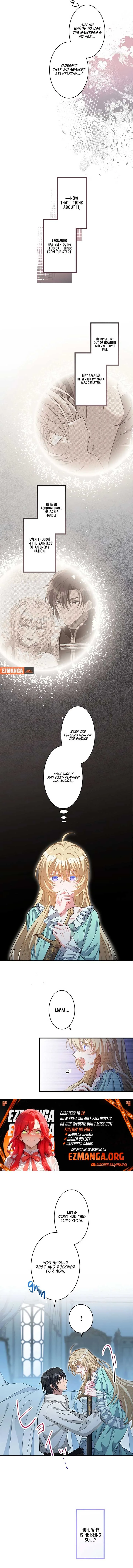 The Substitute Saintess is Doted on by the Enemy Crown Prince’s Kiss Chapter 10 page 8
