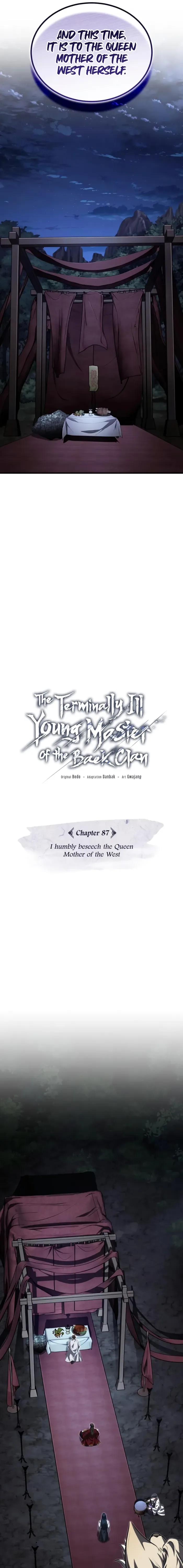 The Terminally Ill Young Master of the Baek Clan Chapter 87 page 4