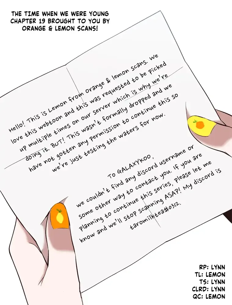 The Time When We Were Young Chapter 19 page 13