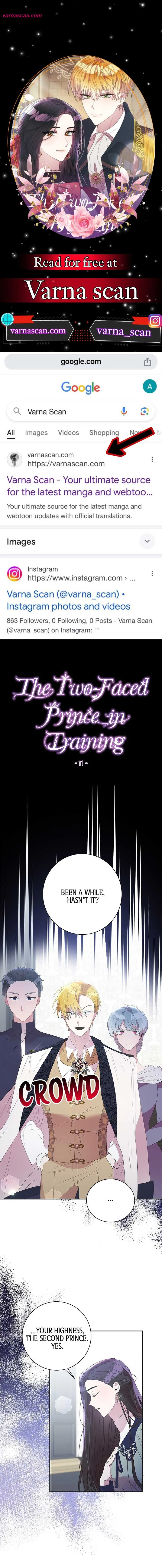 The Two-Faced Prince in Training Chapter 11 page 2