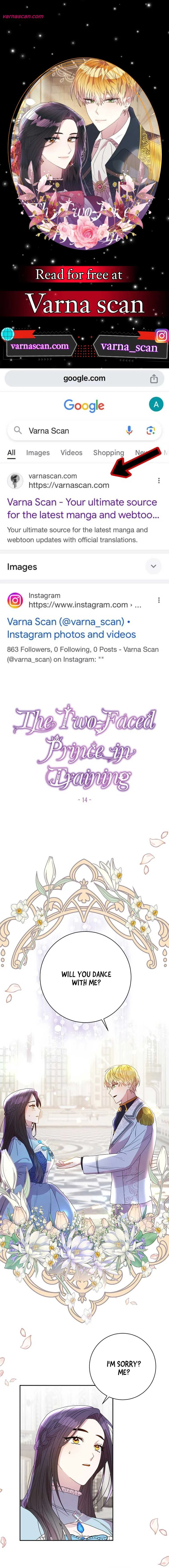 The Two-Faced Prince in Training Chapter 14 page 2