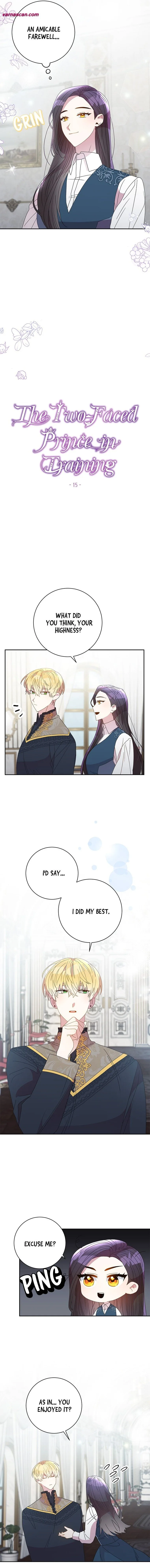 The Two-Faced Prince in Training Chapter 15 page 3
