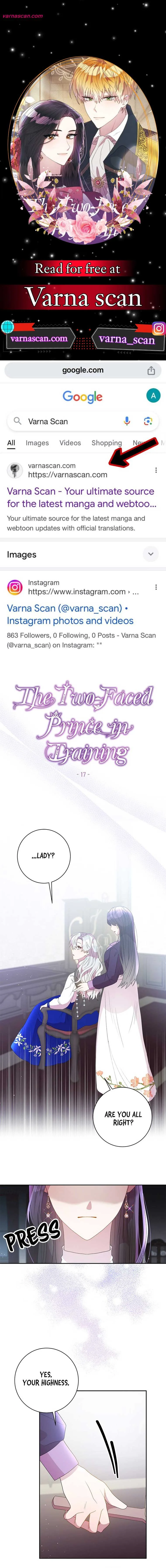 The Two-Faced Prince in Training Chapter 17 page 2