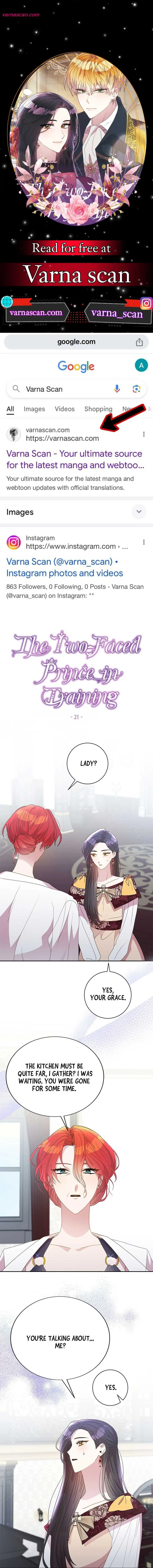 The Two-Faced Prince in Training Chapter 21 page 2