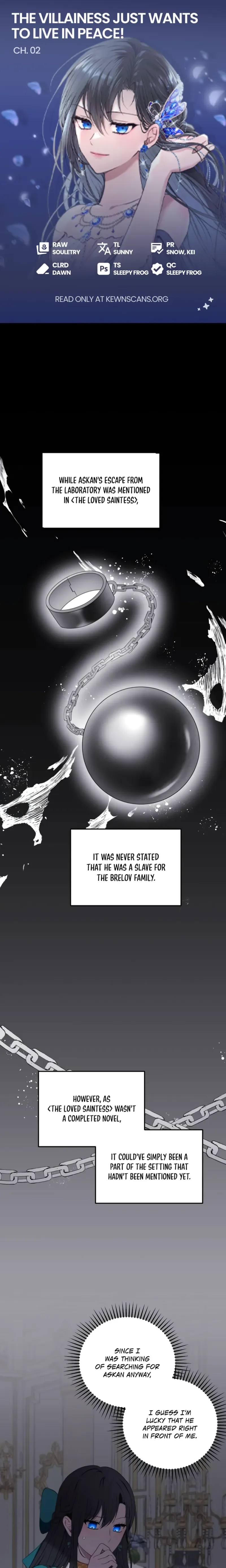 The Villainess Just Wants to Live in Peace! Chapter 2 page 2