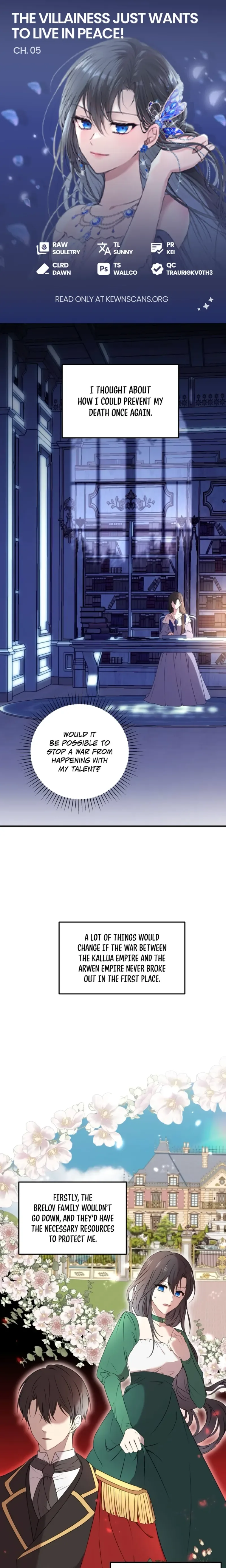 The Villainess Just Wants to Live in Peace! Chapter 5 page 2