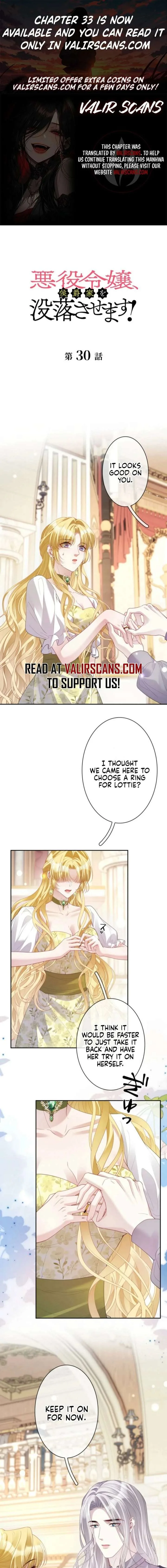 The Villainess Will Bring Down the Marquis’s House! Chapter 30 page 2