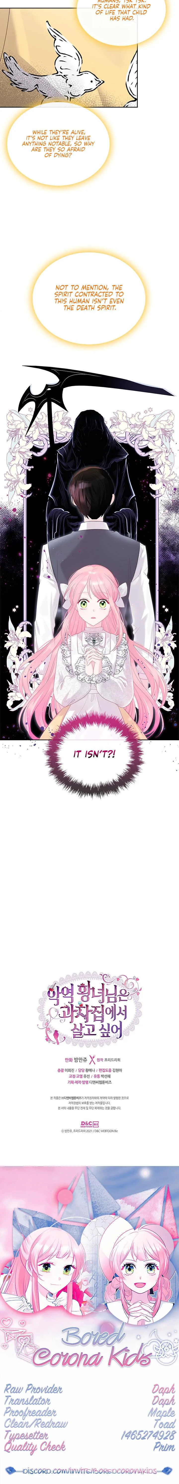The Villainous Princess Wants to Live in a Gingerbread House Chapter 28 page 20
