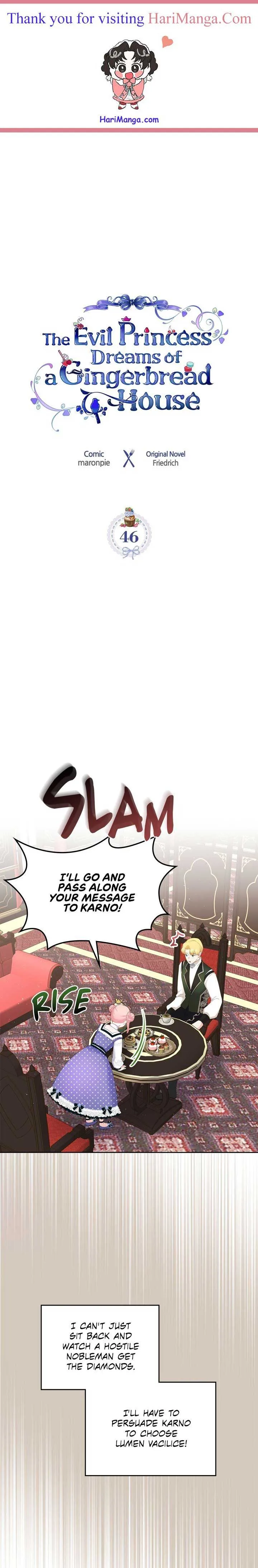 The Villainous Princess Wants to Live in a Gingerbread House Chapter 46 page 2
