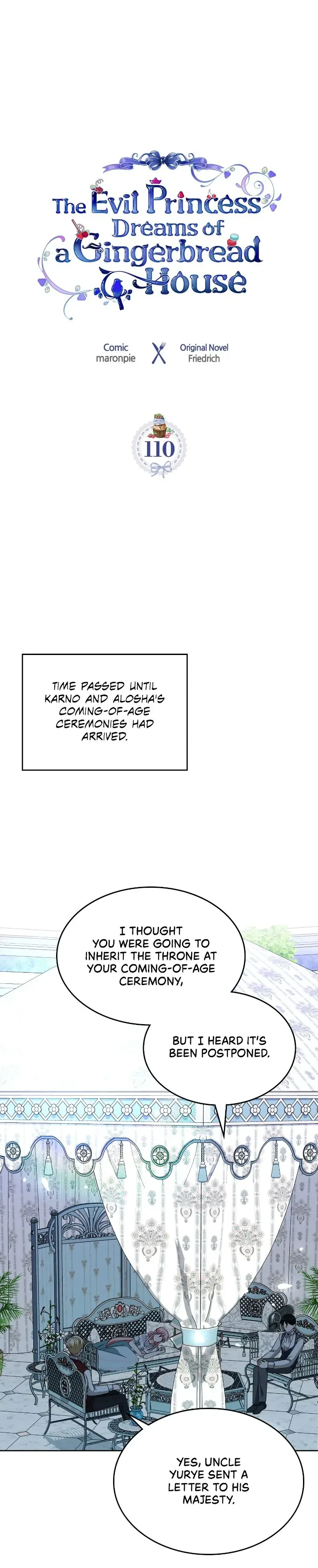 The Villainous Princess Wants to Live in a Gingerbread House Chapter 110 page 5