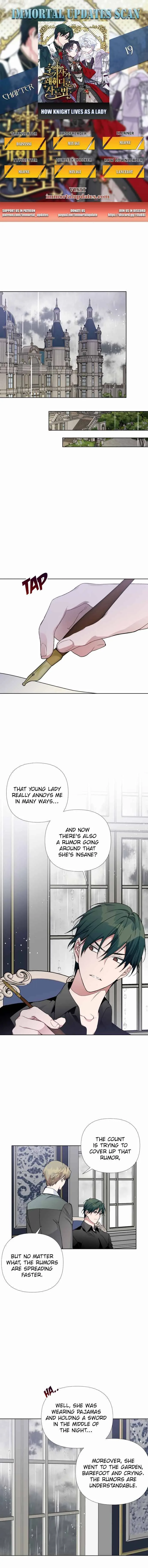 The Way That Knight Lives As a Lady Chapter 19 page 2