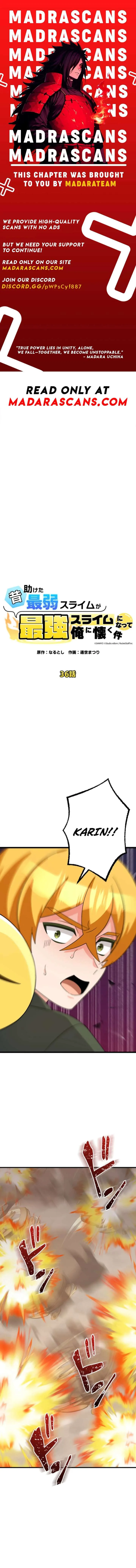 The Weakest Slime I Once Saved Became the Strongest and Now Won’t Leave My Side Chapter 36 page 1