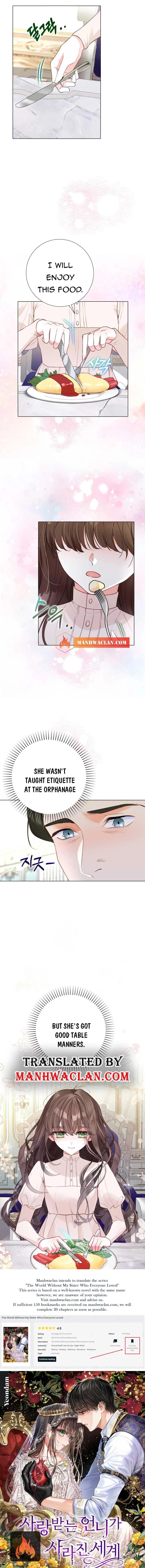 The World Without My Sister Who Everyone Loved Chapter 8 page 8