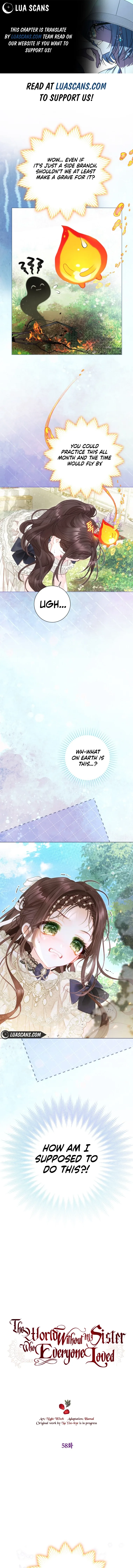 The World Without My Sister Who Everyone Loved Chapter 58 page 2