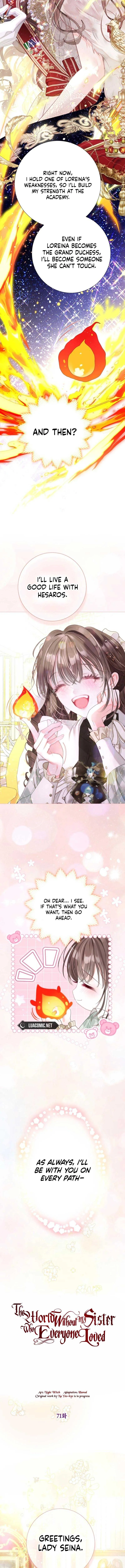 The World Without My Sister Who Everyone Loved Chapter 71 page 6