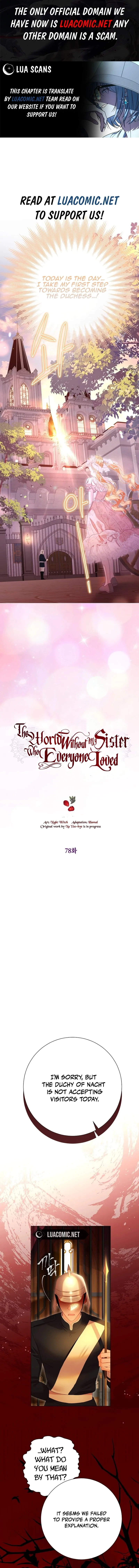 The World Without My Sister Who Everyone Loved Chapter 78 page 2