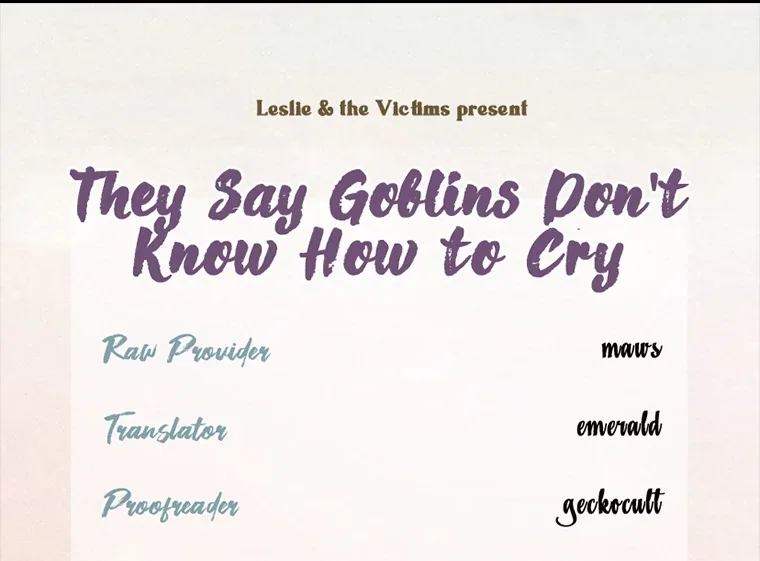 They Say Goblins Don’t Know How to Cry Chapter 15 page 107