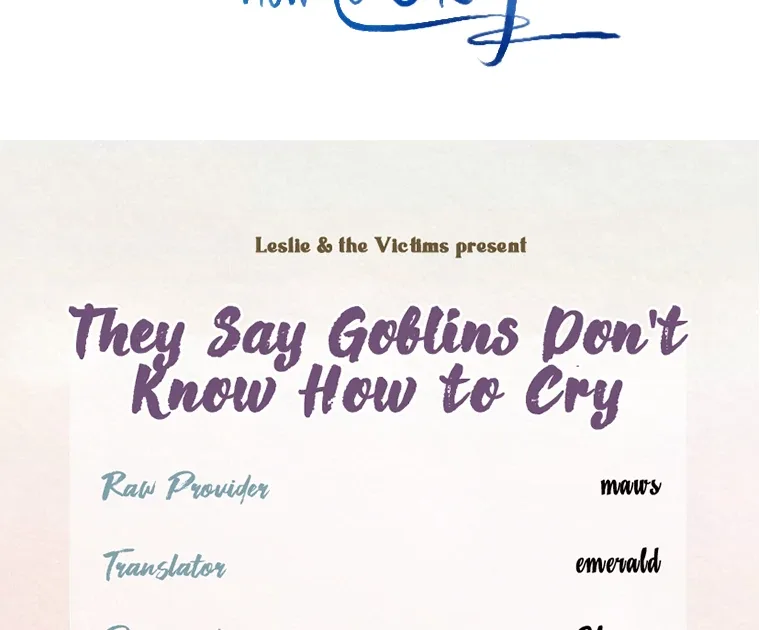 They Say Goblins Don’t Know How to Cry Chapter 26 page 85