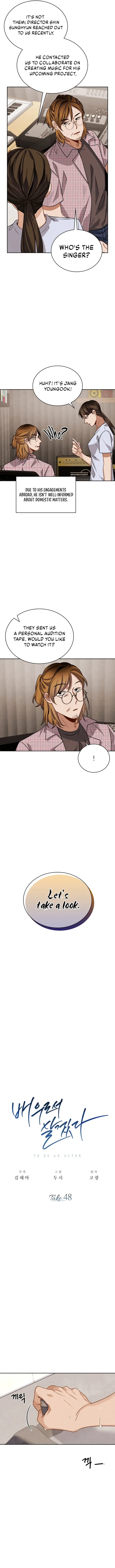 To Be an Actor Chapter 48 page 3