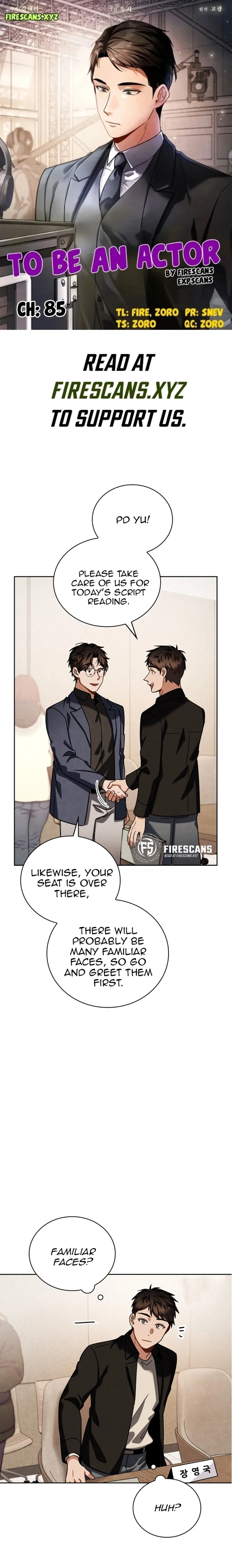 To Be an Actor Chapter 85 page 2