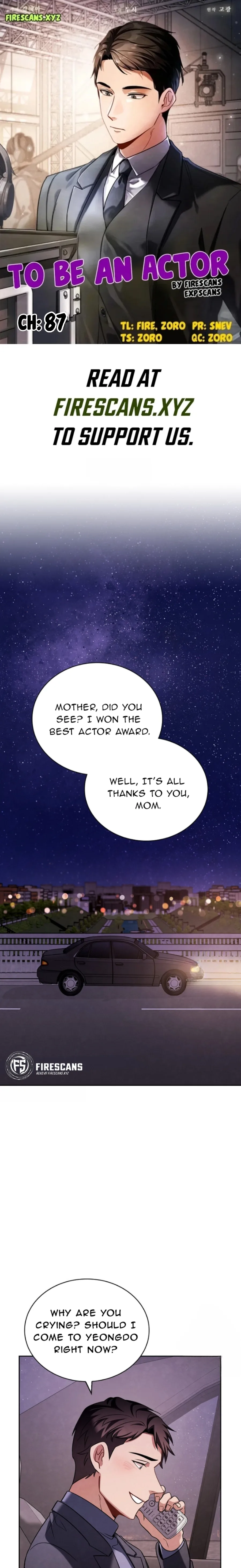To Be an Actor Chapter 87 page 2