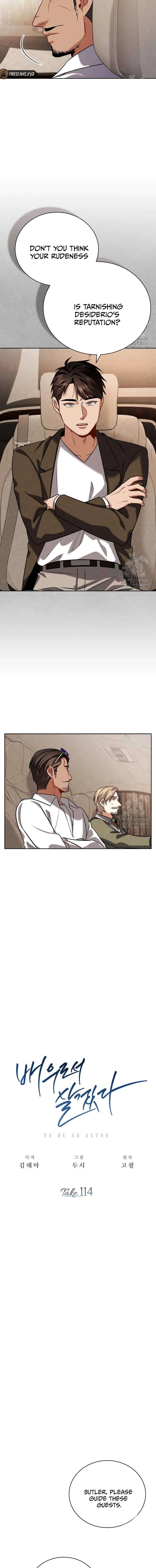 To Be an Actor Chapter 114 page 7