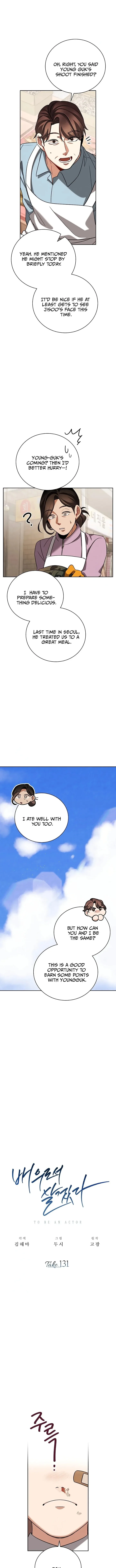 To Be an Actor Chapter 131 page 3