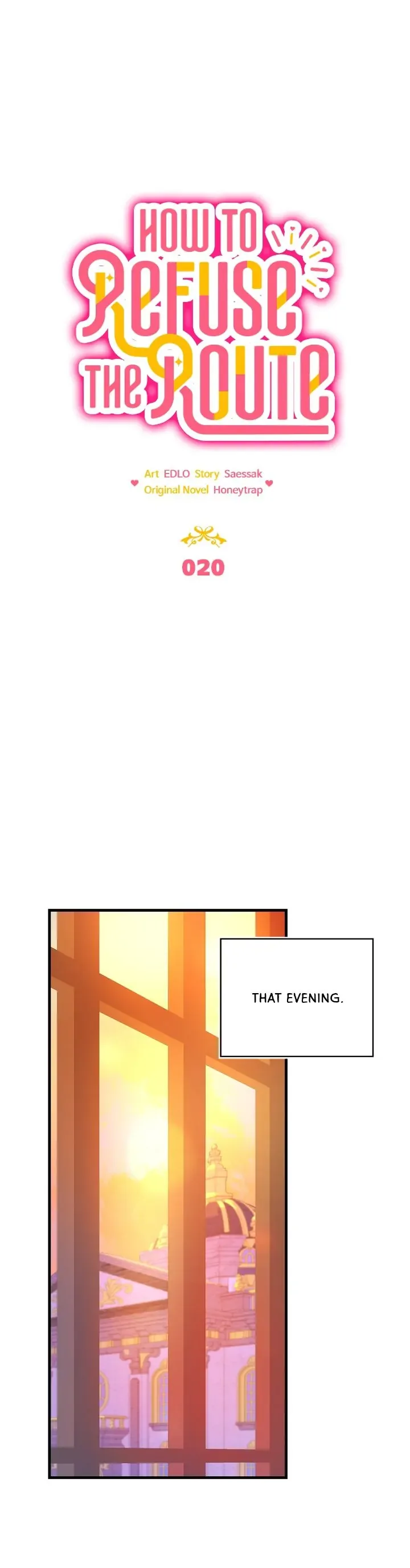 To deny the route Chapter 20 page 6
